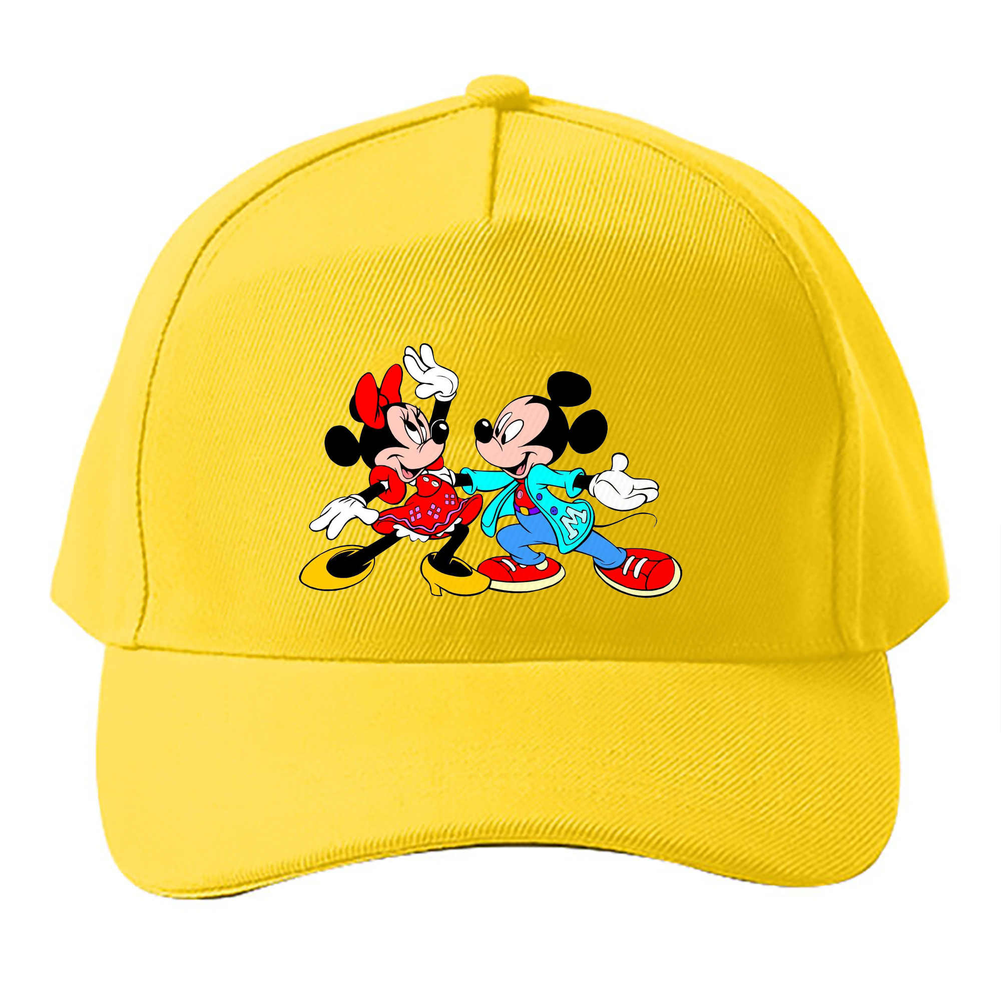 （画像用） ミッキーマウス Mickey Mouse ベースボールキャップ 綿100％ 男女兼用 帽子 スポーツ